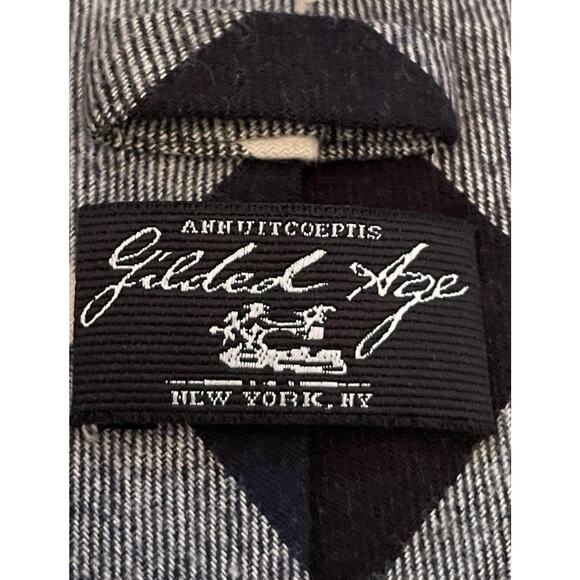 Gilded Age 100% Cotton Men’s Neck Tie Made In China - Picture 8 of 9